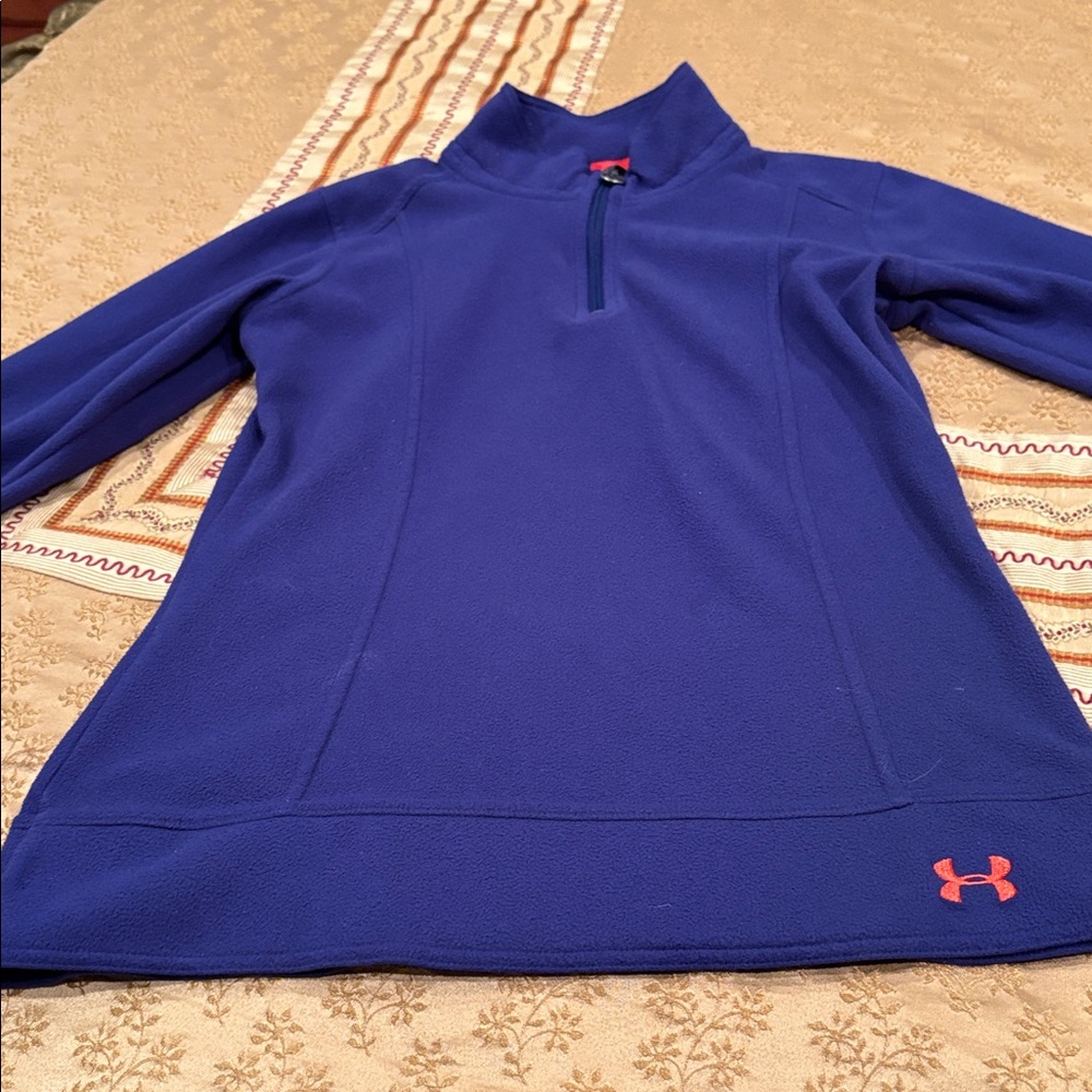 Under Armour Semi-Fitted Pullover Jacket, 100% Po… - image 2